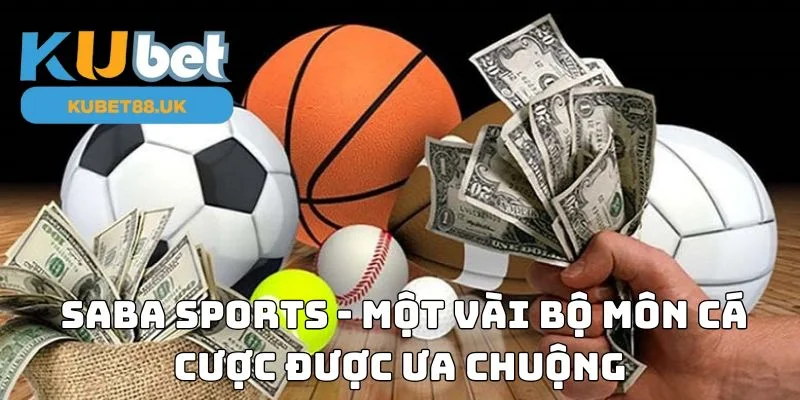  Saba sports - Một vài bộ môn cá cược được ưa chuộng